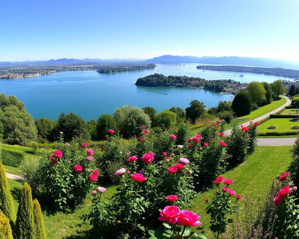 Rapperswil-Jona: Seeblick und Spaziergänge im Rosengarten