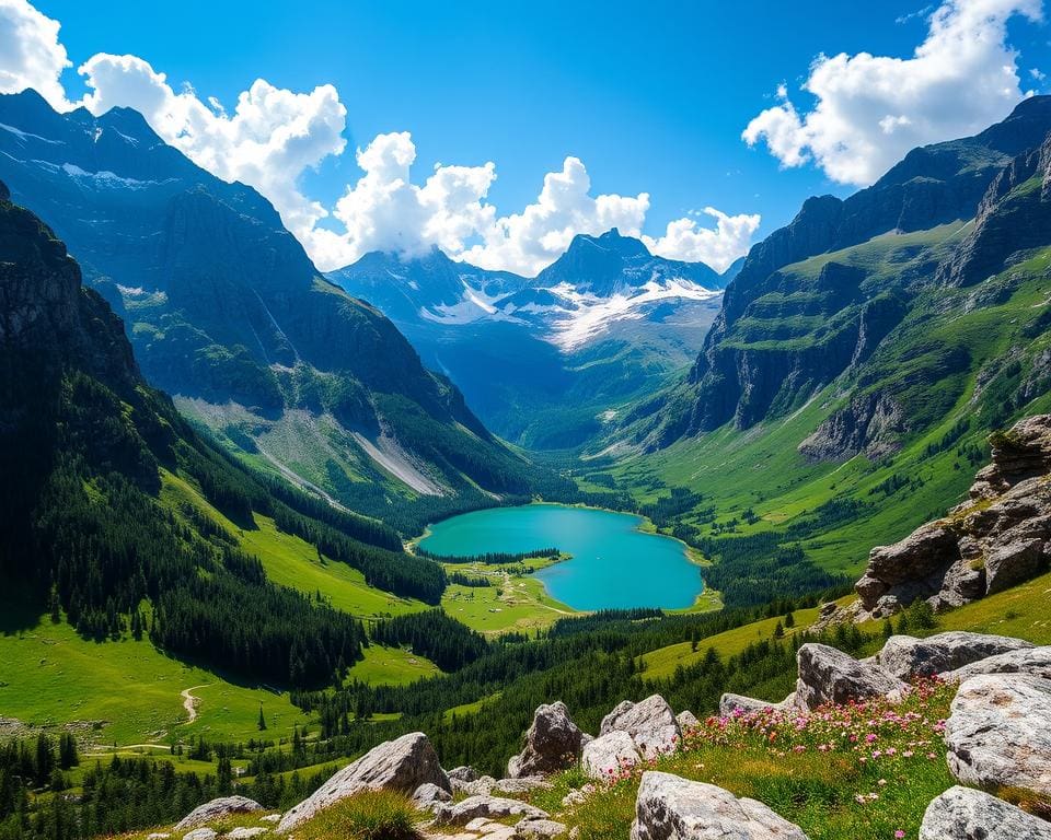 Berglandschaft in den Bayerischen Alpen