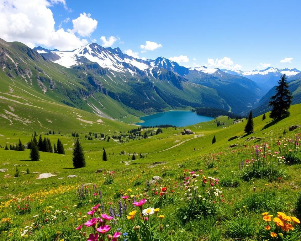 Alpenlandschaft von Saint-Jean-de-Sixt