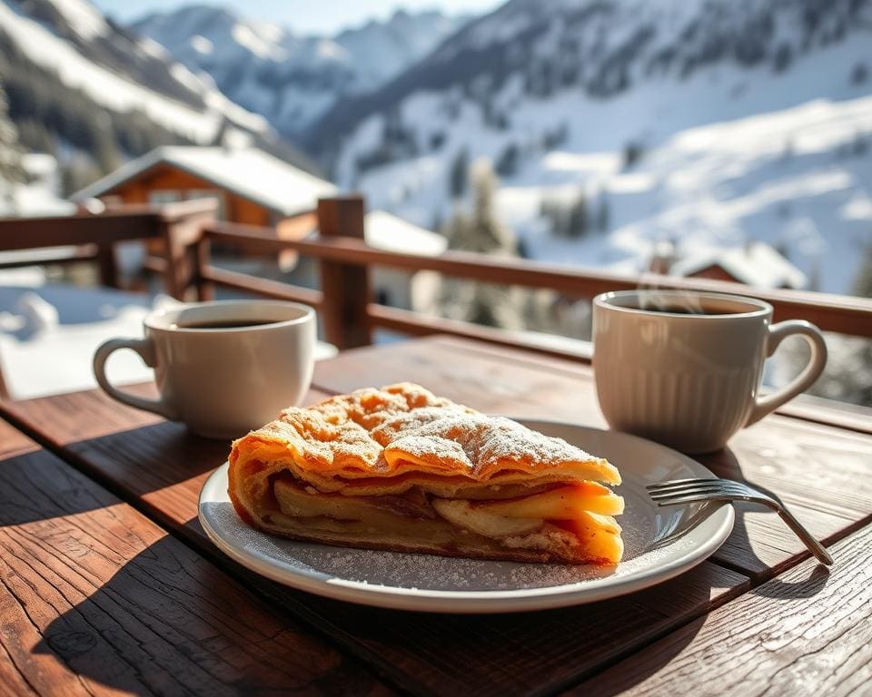 Apfelstrudel in Tirol