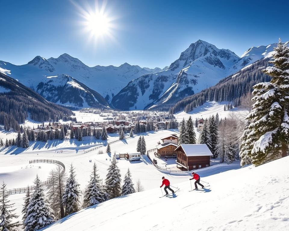 Mürren: Skifahren mit Blick auf die Jungfrau