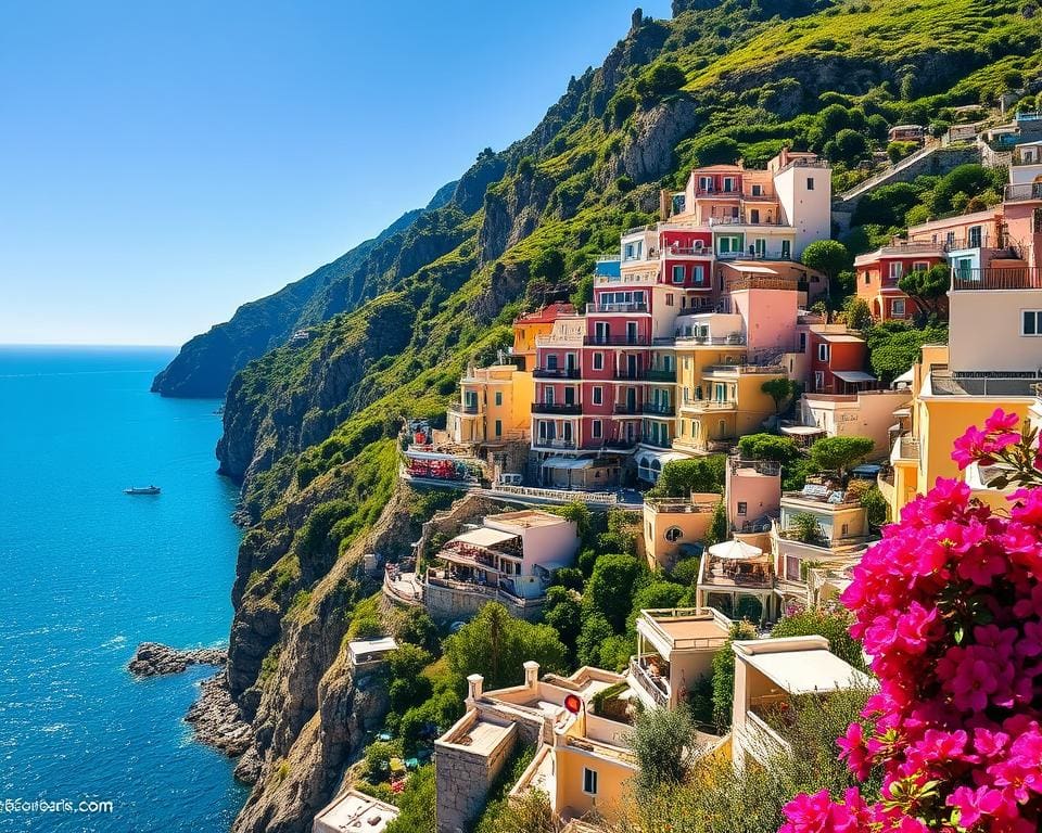 Naturschönheit Positano und Meeresblicke