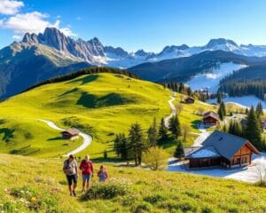 Oberstaufen: Wandern und Skifahren im Allgäu