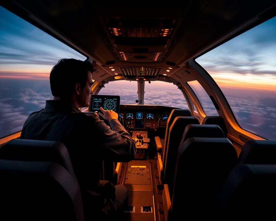 Was macht ein Bordtechniker in der Luft?