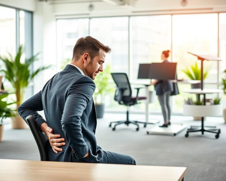 Was hilft bei Rückenproblemen im Büroalltag?