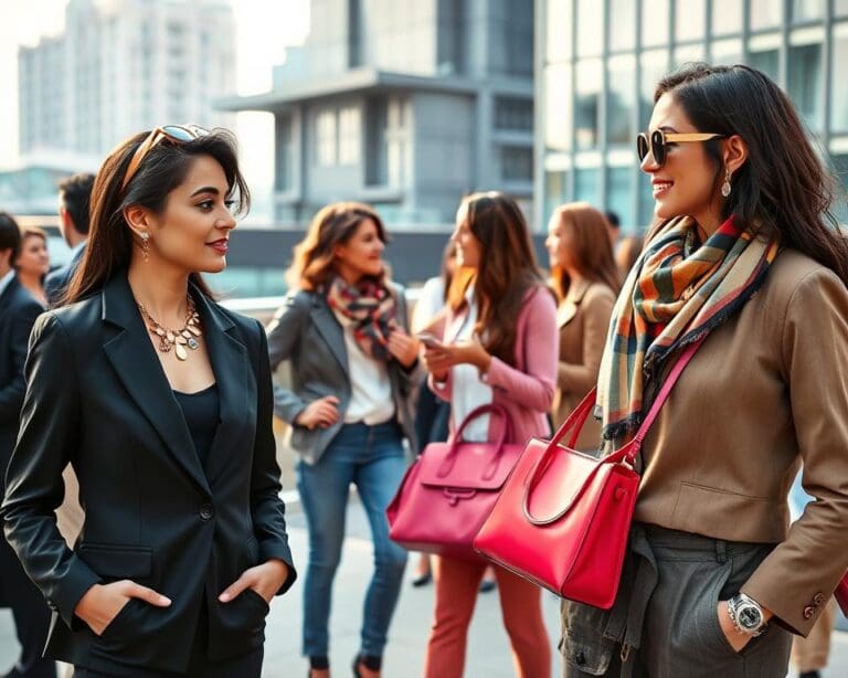 Womit schafft man modische Akzente?