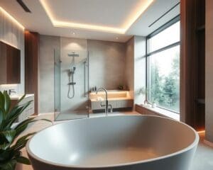 Was macht ein Bad modern und pflegeleicht?