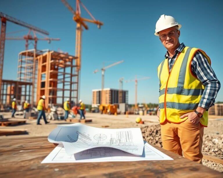 Wie arbeitet ein Bauleiter auf der Baustelle?