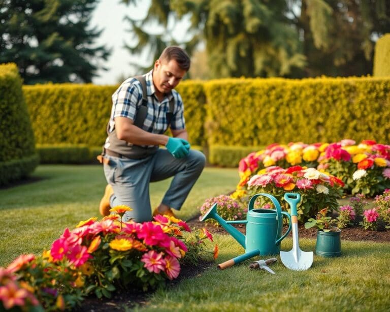 Wie arbeitet ein Gärtner im Objektservice?