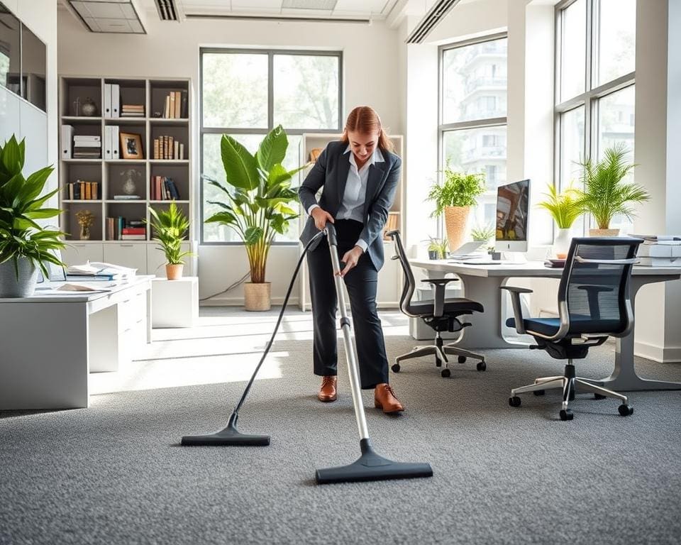 Wie arbeitet ein Reinigungsservice für Büros?