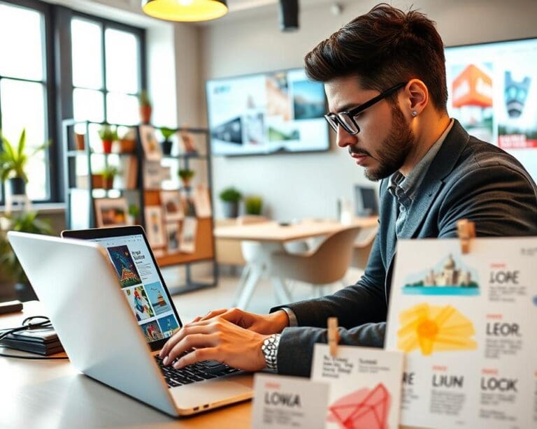 Wie arbeitet ein Webdesigner für lokale Betriebe?