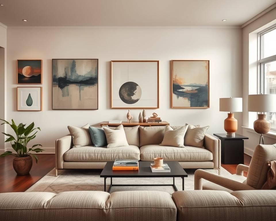 Wie integriert man Kunst dezent ins Wohnen?