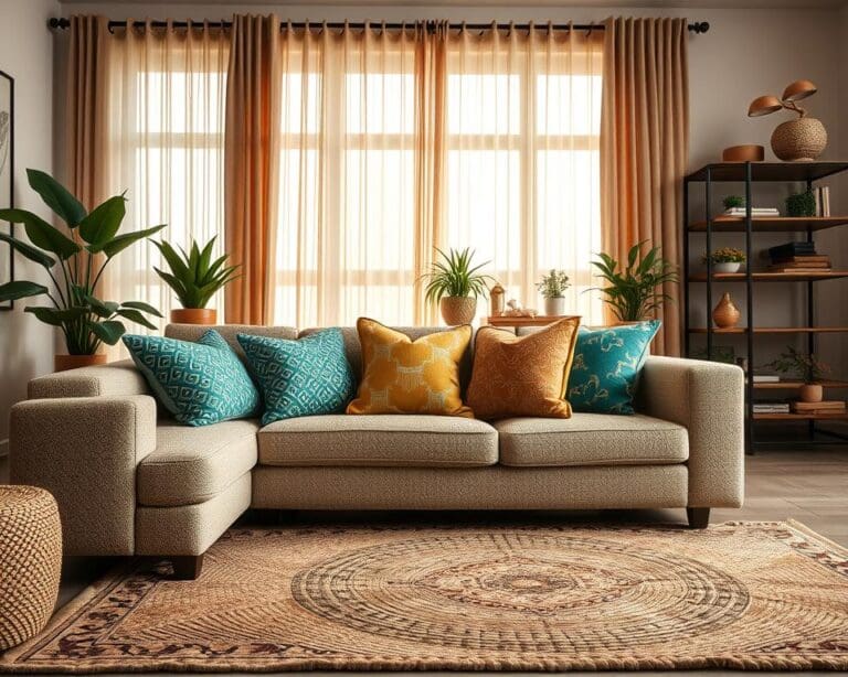 Wie kombiniert man Textilien im Wohnraum?