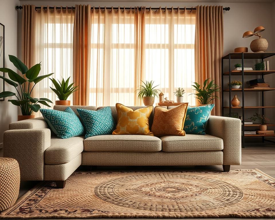 Wie kombiniert man Textilien im Wohnraum?