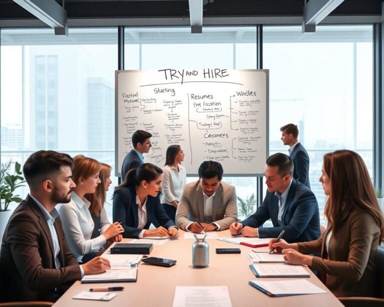 Wie funktionieren Try-and-Hire-Personalmodelle für Unternehmen?