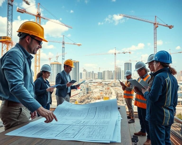 Was leistet ein Bauleiter auf Großbaustellen?