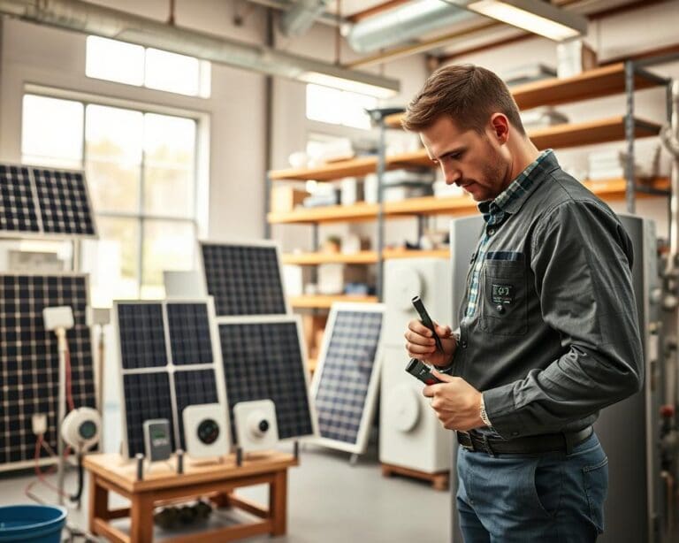 Was macht ein Heizungsbauer bei energieeffizienten Systemen?