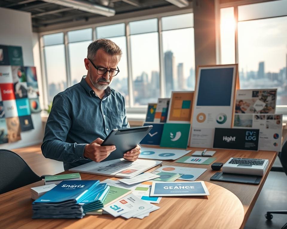 Was macht ein Grafikdesigner für Markenauftritte?